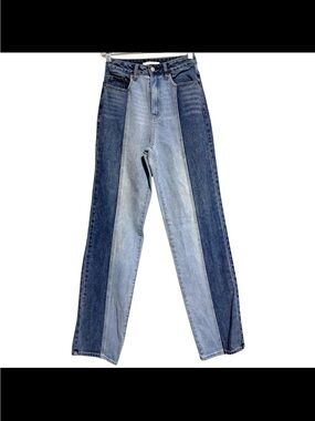 PacSun Women’s Two-Tone Blue High-Waist Jeans size 27